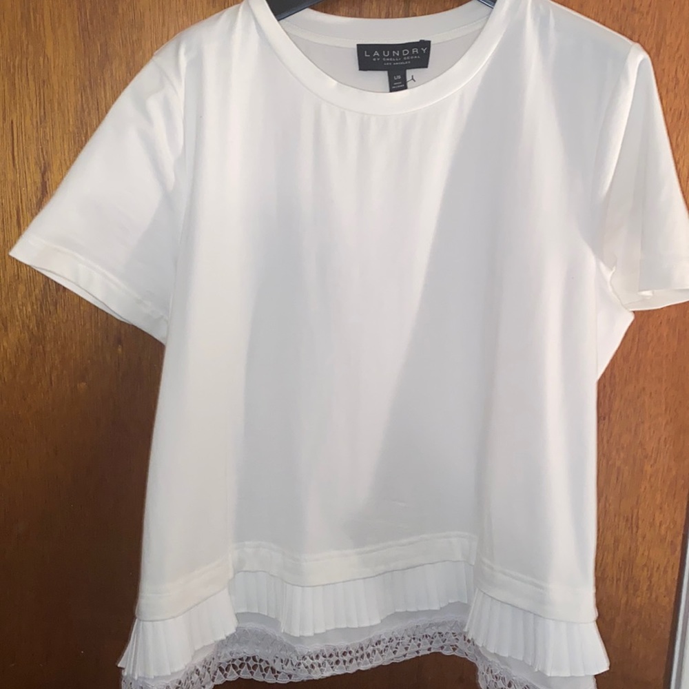 Never been worn white laundry blouse